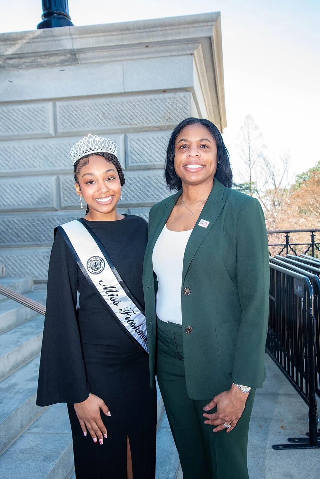 Kimberly Wise White with FOSSI Scholar Jayme Reynolds